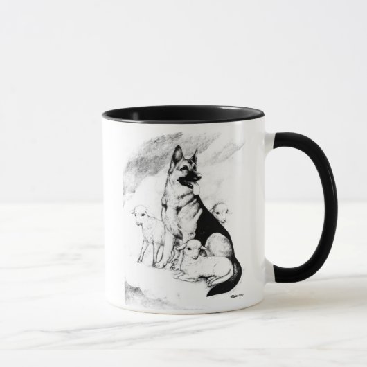 犬の天国、マスターズフロック マグカップ (右)