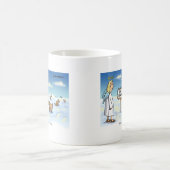 犬の天国 – 天使が踏むのを恐れる場所。 コーヒーマグカップ (中央)