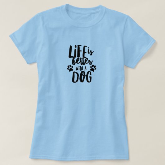 犬の女性の基本Tシャツで生活が向上|過去記事 Tシャツ (デザイン正面)