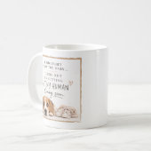 犬の妊娠発表 コーヒーマグカップ (正面左)