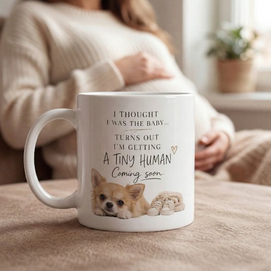 犬の妊娠発表 コーヒーマグカップ