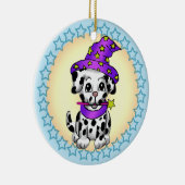 犬の妖精の魔法使い セラミックオーナメント (右)