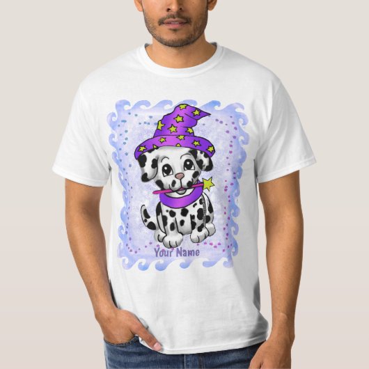 犬の妖精の魔法使い Tシャツ (正面)