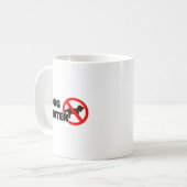 犬の嫌悪症 コーヒーマグカップ (正面左)