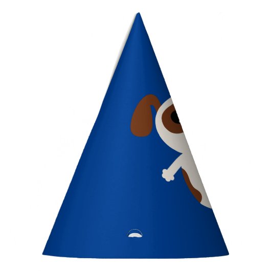 犬の子供の誕生日パーティーパピー パーティーハット (左)