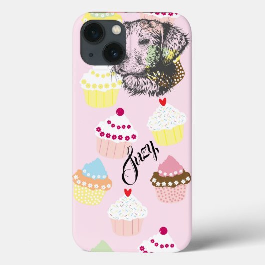 犬の子犬のカップケーキ 食品 スイーツ デスティニーの デスティニー Case-Mate iPhoneケース (裏面)