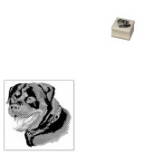 犬の子犬の可愛いベビーロットワイラー ラバースタンプ (押印)