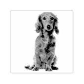 犬の子犬の最も可愛いコッカー セルフインキングスタンプ (デザイン)