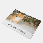 犬の子犬の歓迎ホーム ドアマット (アングル)