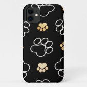 犬の子犬の足は愛犬家のためのギフトを印刷します Case-Mate iPhoneケース (裏面)