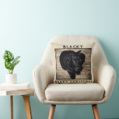 犬の子犬モダンペット写真メリークリスマス クッション (椅子)