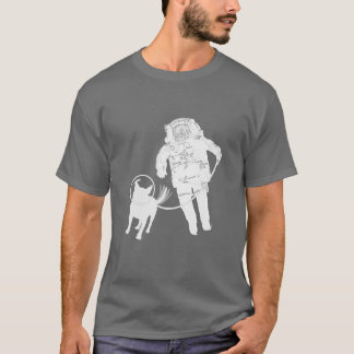 犬の宇宙遊泳 Tシャツ