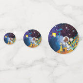 犬の宇宙飛行士とエイリアン コンフェッティ (正面)