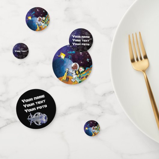 犬の宇宙飛行士とエイリアン コンフェッティ (グループ)