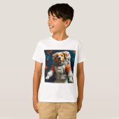 犬の宇宙 Tシャツ (正面フル)
