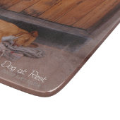 犬の安静時 カッティングボード (角)