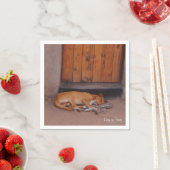 犬の安静時 スタンダードカクテルナプキン (インサイチュ)