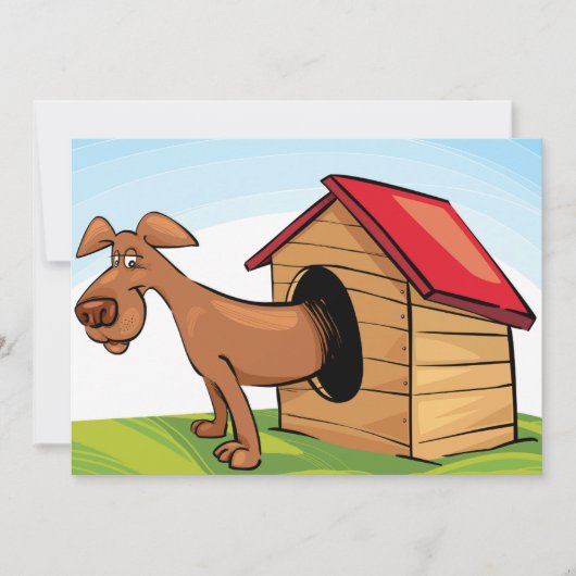 犬の家の招待状 招待状 (正面)