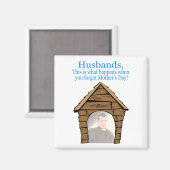 犬の家の磁石の夫 マグネット (正面/裏面)