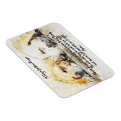 犬の就寝時間祈りの言葉 マグネット (右側)