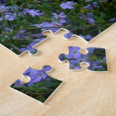 犬の山の花で太陽が輝く ジグソーパズル (側面)