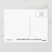 犬の帰り道の作家ボビーピロン ポストカード (裏面)