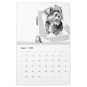 犬の年暦スケッチ カレンダー