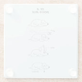 犬の年齢 ガラスコースター (裏面)