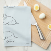 犬の年齢 キッチンタオル (四つ折り)