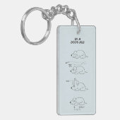 犬の年齢 キーホルダー (正面左)