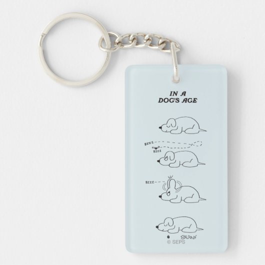 犬の年齢 キーホルダー (正面)