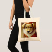 犬の年6 トートバッグ (正面(商品))