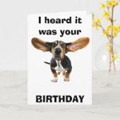 犬の年、40年誕生日カード カード (黄色い花)