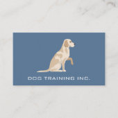 犬の座り訓練 | 動物飼養業 名刺 (正面)