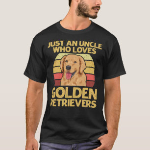 犬の引用文ゴールデンレトリバーアンクル Tシャツ