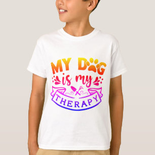 犬の引用文タイポグラフィ Tシャツ