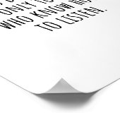 犬の引用文(かわいい犬のことわざ) ポスター (角)