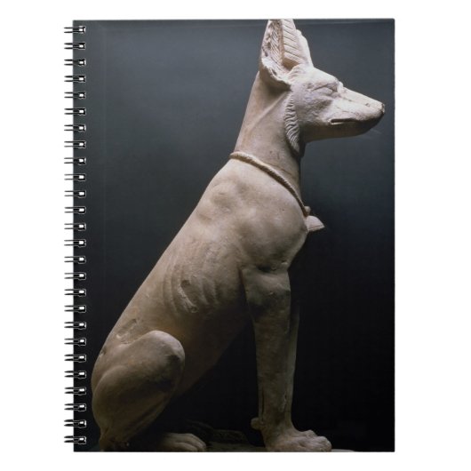 犬の彫像、メソポタミア、紀元前のc.5000-1000 (ライム ノートブック (正面)