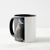 犬の彫像、メソポタミア、紀元前のc.5000-1000 (ライム マグカップ (正面左)