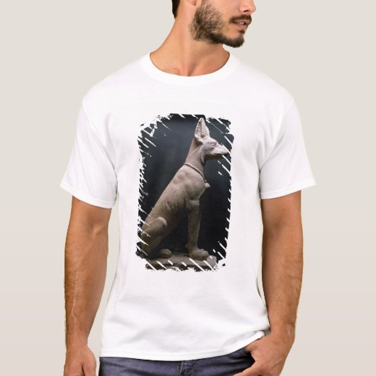 犬の彫像、メソポタミア、紀元前のc.5000-1000 (ライム tシャツ (正面)
