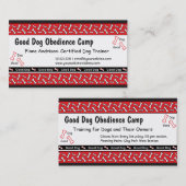 犬の従順は犬の調教師の名刺を分類します 名刺 (正面/裏面)