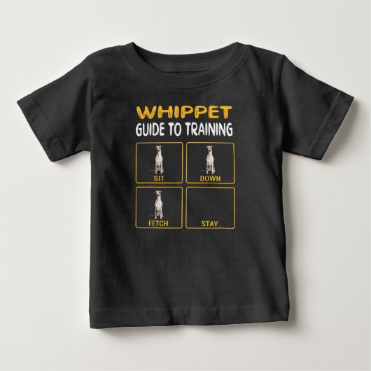 犬の従順を訓練する導犬 ベビーTシャツ (正面)
