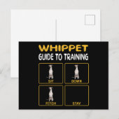 犬の従順を訓練する導犬 ポストカード (正面/裏面)