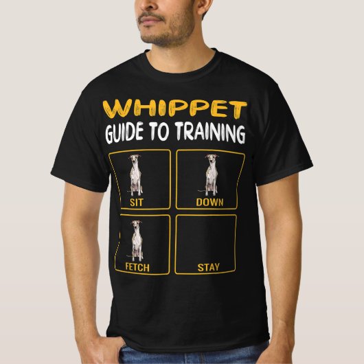犬の従順を訓練する導犬 Tシャツ (正面)