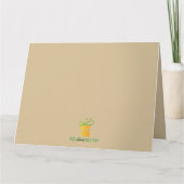 犬の応援団が間もなく元気になる カード (裏面)