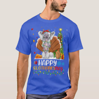 犬の恋人おもしろい幸せ中国のcrested犬HelloTha Tシャツ