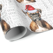 犬の恋人のためのクリスマスボクサー ラッピングペーパー (ロールコーナー)