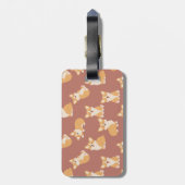 犬の恋人のための可愛いコルギ荷物タグ ラゲッジタグ (裏面縦)