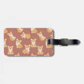 犬の恋人のための可愛いコルギ荷物タグ ラゲッジタグ (裏面横)