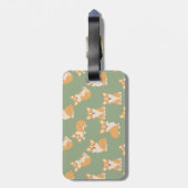 犬の恋人のための可愛いコルギ荷物タグ ラゲッジタグ (裏面縦)